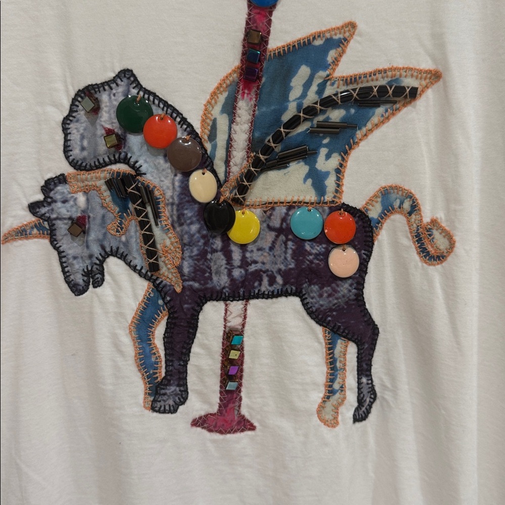 PRADA EMBELLISHED T-SHIRT size small - Picture 3 of 13